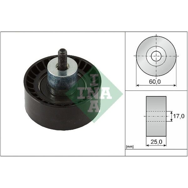 Schaeffler INA 532 0997 10 Umlenk-/Führungsrolle, Zahnriemen