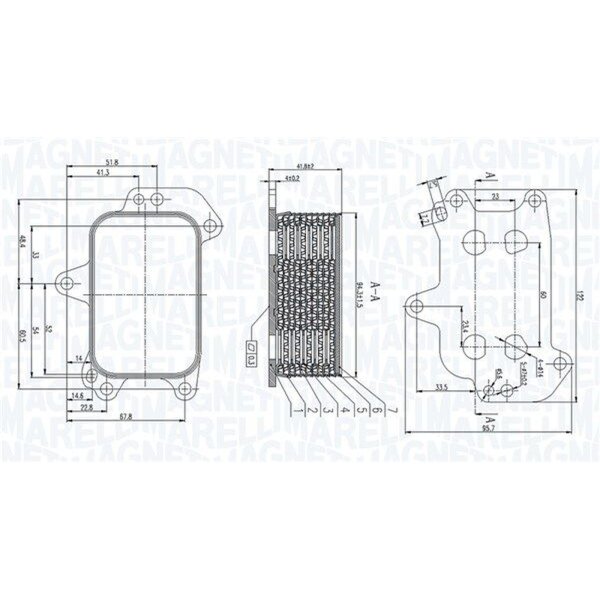 MAGNETI MARELLI 350300005100 Ölkühler, Motoröl