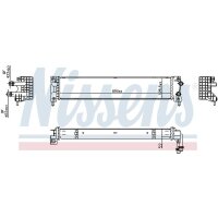 NISSENS 607179 Kühler, Motorkühlung