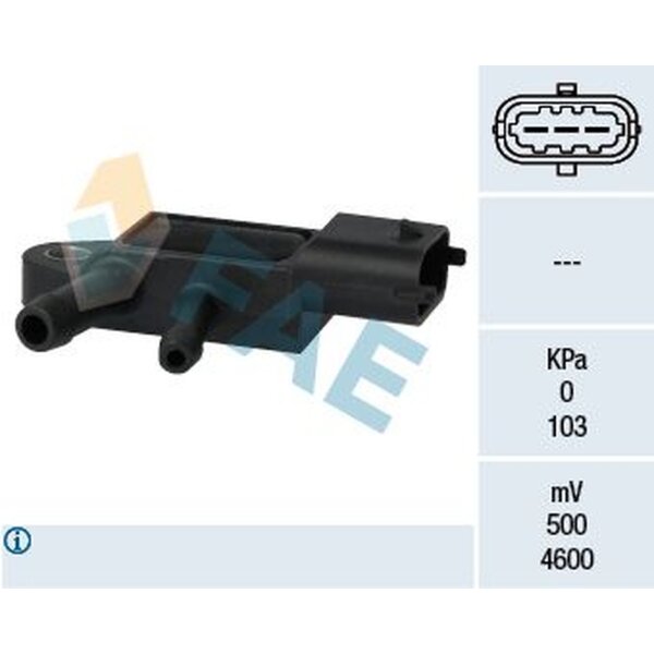 FAE 16107 Sensor, Abgasdruck