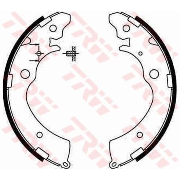 TRW GS8559 Bremsbackensatz