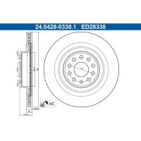 ATE 24.0428-0338.1 Bremsscheibe