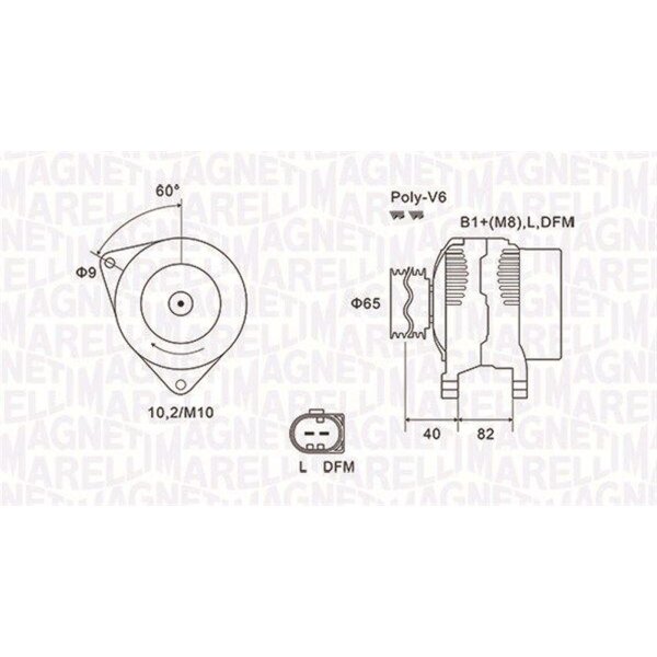 MAGNETI MARELLI 063731746010 Generator