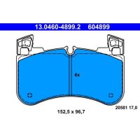 ATE 13.0460-4899.2 Bremsbelagsatz, Scheibenbremse
