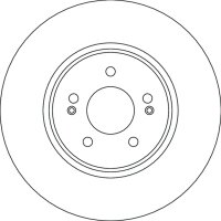 TRW DF6829S Bremsscheibe