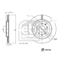 FEBI BILSTEIN 198768 Bremsscheibe