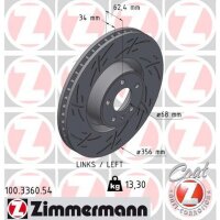 ZIMMERMANN 100.3360.54 Bremsscheibe