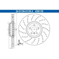 ATE 24.0136-0135.2 Bremsscheibe