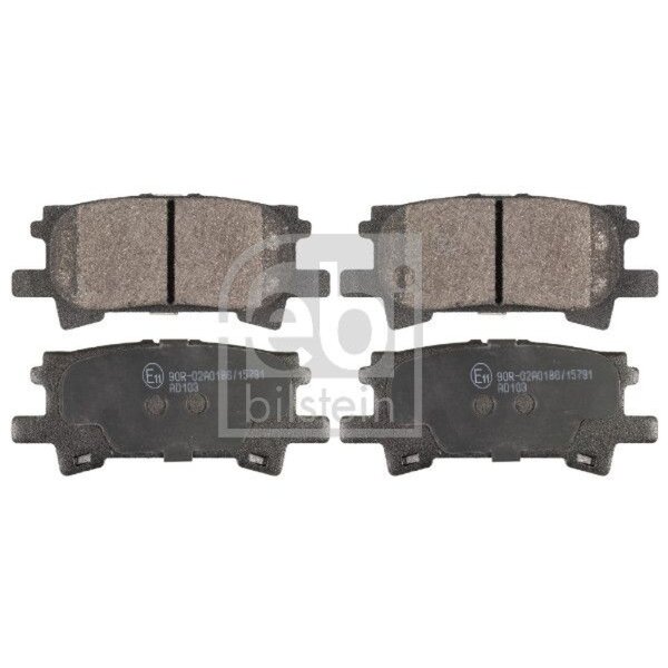 FEBI BILSTEIN 116334 Bremsbelagsatz, Scheibenbremse