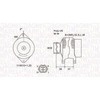 MAGNETI MARELLI 063731889010 Generator