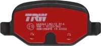TRW GDB1396DTE Bremsbelagsatz, Scheibenbremse