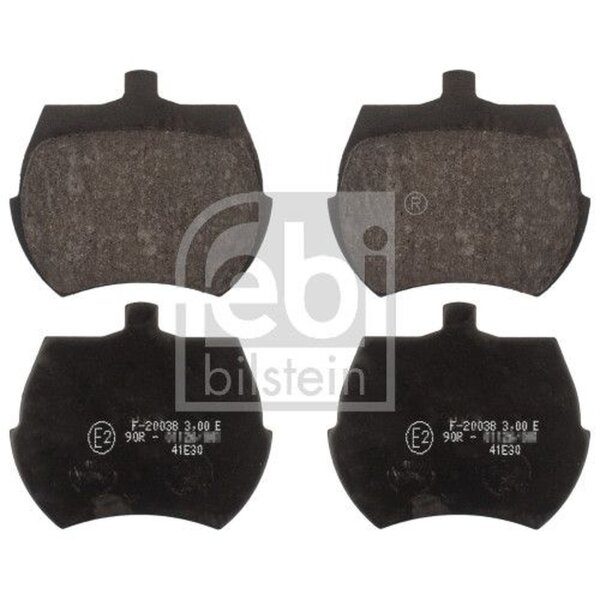 FEBI BILSTEIN 116201 Bremsbelagsatz, Scheibenbremse