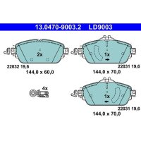 ATE 13.0470-9003.2 Bremsbelagsatz, Scheibenbremse