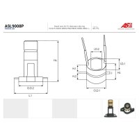 AS-PL ASL9008P Schleifring, Generator