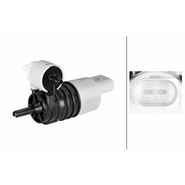 HELLA 8TW 006 848-691 Waschwasserpumpe, Scheibenreinigung